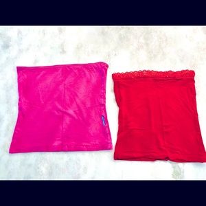 NWOT Bandeau / Crop Top Bundle, Size Small, Super Soft